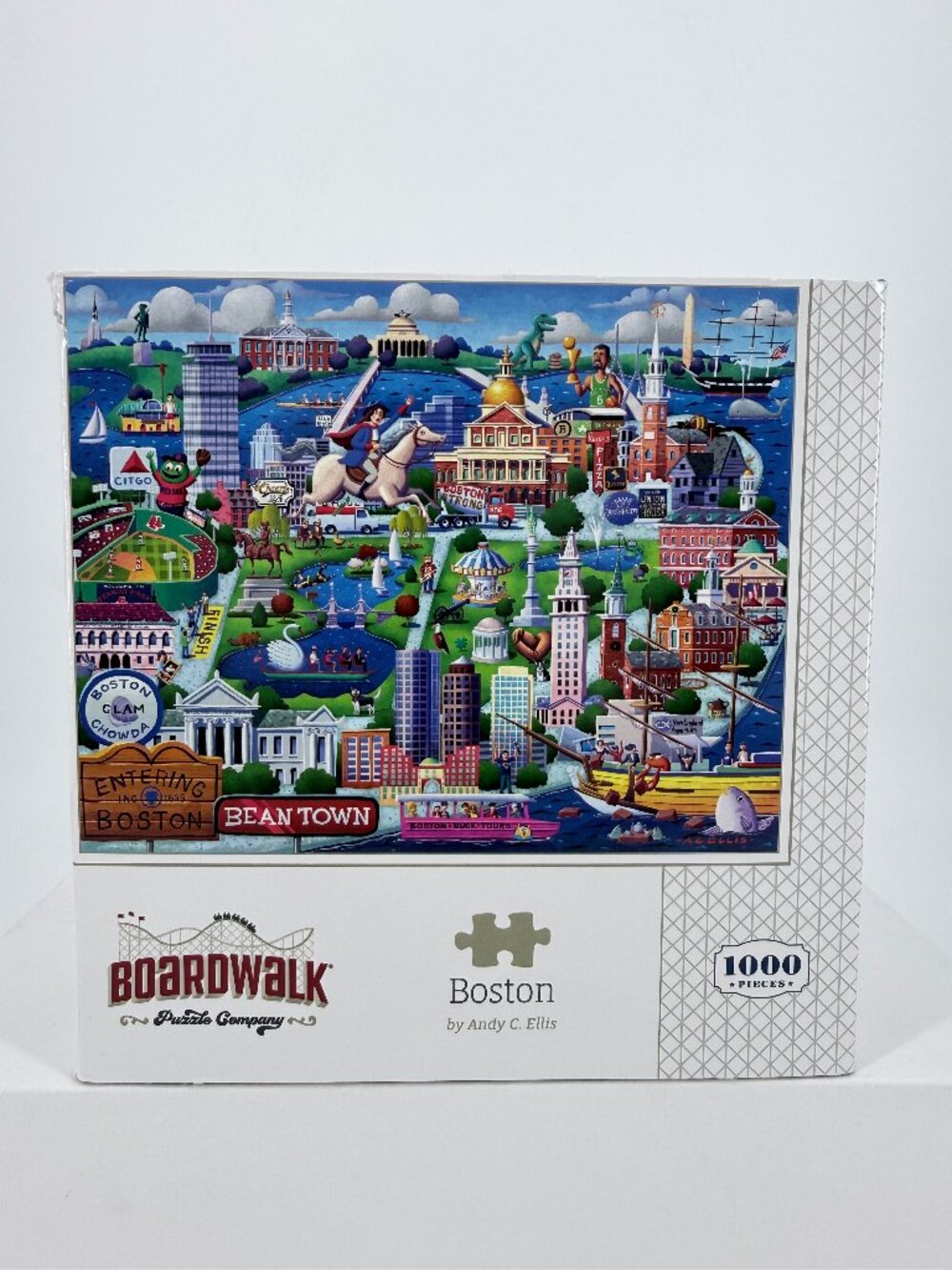 Boardwalk Boston 🧩 1000 Piece Puzzle American Cities